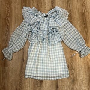 Sister Jane Blue Gingham Dress